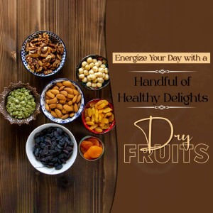 Assortment of colorful dry fruits in decorative bowls on a wooden surface.