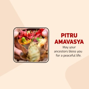 Pitru Amavasya Blessings Promotional Banner For Threads