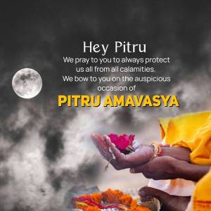 Pitru Amavasya Greetings Creative Design For Instagram