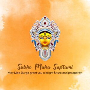 Maha Saptami Template