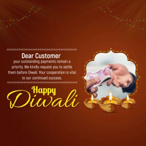 Diwali Payment Reminder Advertisement For X