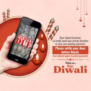 Diwali Payment Reminder Post For Facebook