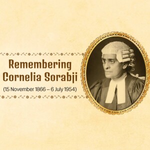 Portrait of Cornelia Sorabji, a pioneering Indian lawyer and social reformer.