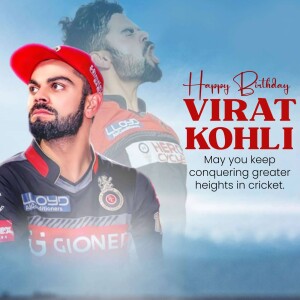 Virat Kohli birthday wish image
