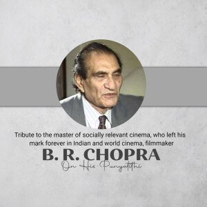 Portrait of B.R. Chopra, Indian filmmaker