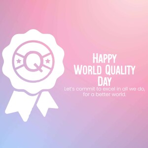 World Quality Day badge with text