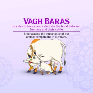 Importance of vagh baras marketing poster