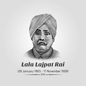 Portrait of Lala Lajpat Rai, an Indian independence activist