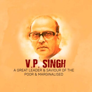 Portrait of V.P. Singh, former Prime Minister of India