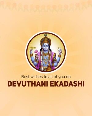 Happy Dev Uthani Ekadashi 