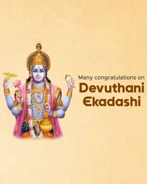 Happy Dev Uthani Ekadashi Wishes Status
