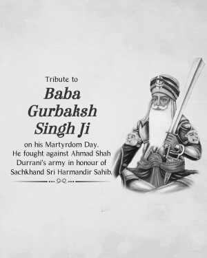 Remembering Baba Gurbaksh Singh Ji: A Symbol of Courage and Sacrifice 24 Baba Gurbaksh Singh Ji