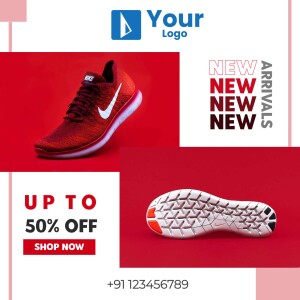 Red Nike running shoes on sale with up to 50% off