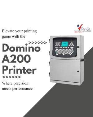 Domino A200 industrial printer with control panel