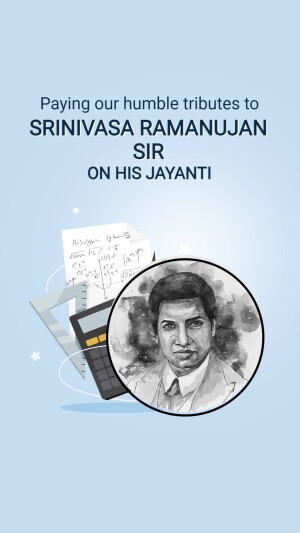 Srinivasa Ramanujan Jayanti wishes, Images, Poster, Banner, Status and Hd Photos 30 srinivasa ramanujan jayanti pictures