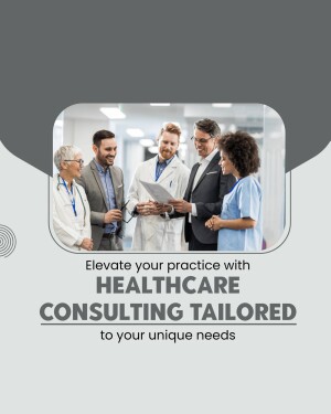 Healthcare Consulting Team Collaboration Branding Post For Twitter