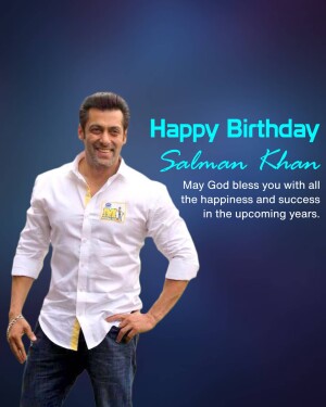 Salman Khan Birthday Wishes, Images, Photos, Poster, Status and Banner Free Download 25 Salman Khan Birthday Hd Quotes Free Download