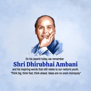 Dhirubhai Ambani Birth Anniversary Hd Photos, Poster, Wishes, Status, Images and Banner 31 dhirubhai ambani birthday photos