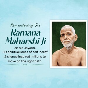 Ramana Maharshi Jayanti Wishes, Images, Poster, Status, Banner and Hd Photos 31 ramana maharshi Jayanti poster images status photos
