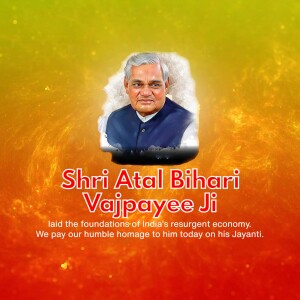 Atal Bihari Vajpayee Jayanti 4 Atal Bihari Vajpayee Jayanti Hd Photos