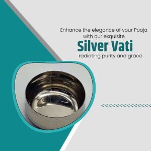 Silver Vati for religious ceremonies