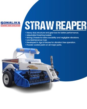 Sonalika Straw Reaper agricultural machinery