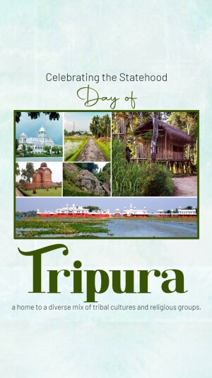 Tripura Foundation Day- 21 january | Hd Poster & Images Free Download 32 Tripura Foundation Day Hd WhatsApp Status Free Download