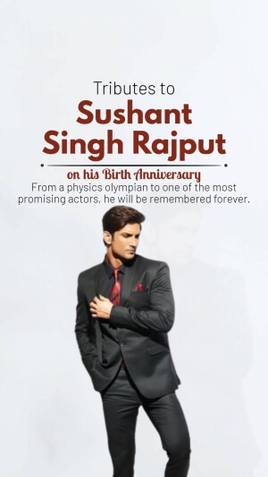 SuShant Singh Rajput Birth Anniversary - 21 January | Download Hd Images, Poster and Status 31 SuShant Singh Rajput birth anniversary hd graphics and wallpaper