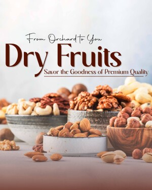 Assortment of dry fruits including almonds, cashews, walnuts, hazelnuts, and pistachios.
