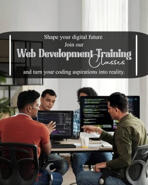 Group of people collaborating on web development code