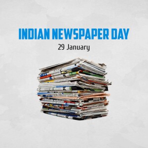 Indian News Paper Day - 29 January | Free Poster & Social Media Post Download 32 image 17063515245226 ndian News Paper Day