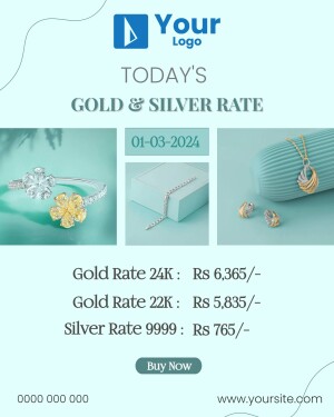 Gold and silver jewelry with current rates