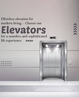 Image of a modern stainless steel elevator in a contemporary building interior.