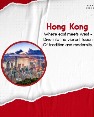 Hong Kong skyline with text overlay