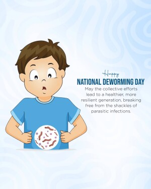 National Deworming Day festival graphic