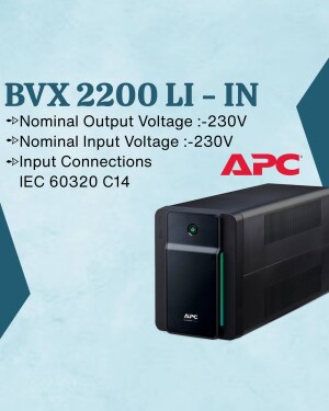 APC BVX 2200 LI-IN Uninterruptible Power Supply