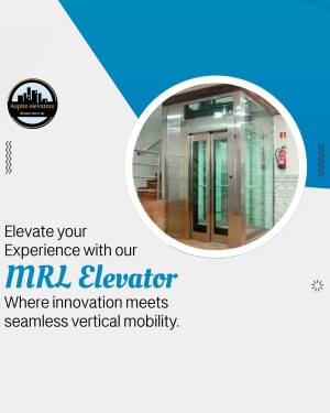 Modern Machine Room Less (MRL) Elevator by Aspire Elevators
