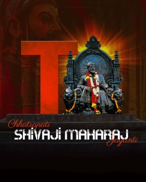 Image depicting Chhatrapati Shivaji Maharaj on his Jayanti