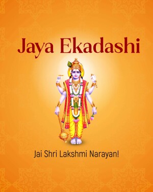 Image depicting Lord Vishnu for Jaya Ekadashi