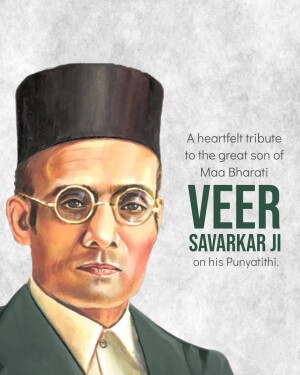 Portrait of Veer Savarkar Ji