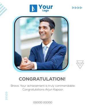 Congratulations Arjun Kapoor - Achievement Recognition Advertisement ...