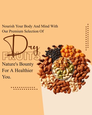 Assortment of premium dry fruits and nuts in a decorative arrangement.