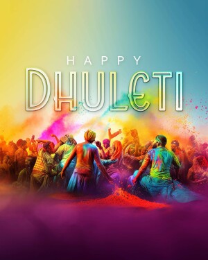 People celebrating Dhulandi with colors