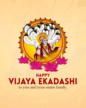 Illustration of Goddess Durga with 'Happy Vijayadashami' text