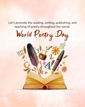 World Poetry Day Template