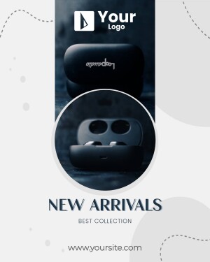 LeapAudio wireless earbuds with charging case, promotional image