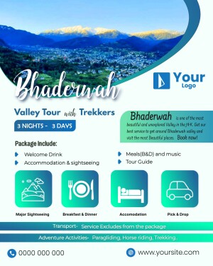 Bhaderwah Valley Tour Package with Trekkers - 3 Nights/3 Days