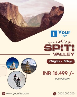 Spiti Valley Tour Package - 7 Nights/8 Days