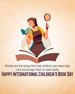 International Children’s Book Day festive image