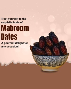 Close-up of Mabroom dates in a decorative bowl